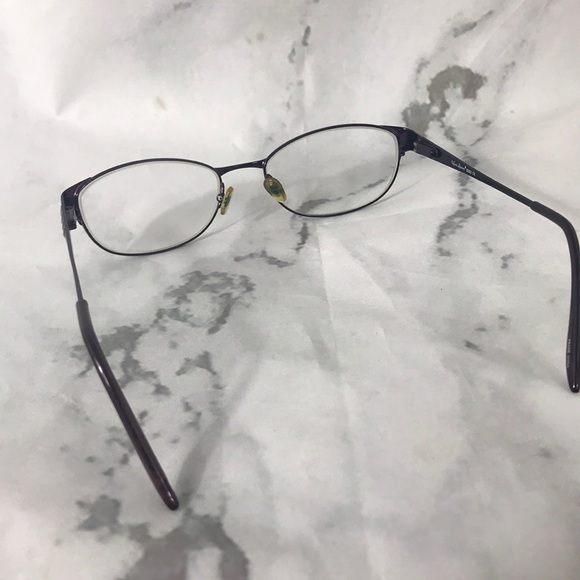 Valerie Spencer plum studded glasses frames only - Picture 3 of 4